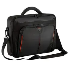 TARGUS CN418 - Classic+ 17-18" Clamshell Laptop Bag - Black/Red