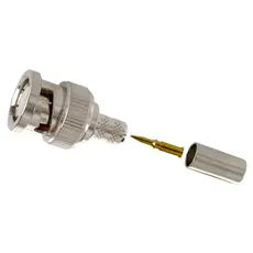 CONNECTORS BNC plug (one set with three pcs) for ratchet BNC cramping tool, PR-C13