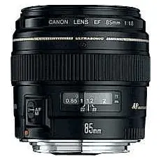 Canon EF 85mm f/1.8 USM, Black