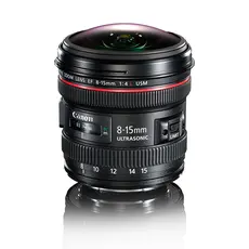 Canon EF 8-15mm f/4L Fisheye USM SLR Wide fish-eye, Black