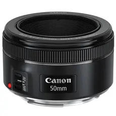 Canon EF 50mm f/1.8 STM SLR Lens, Black