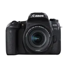 Canon EOS Camera 77D Kit + 18-55 IS STM / 70-300 IS II SLR Camera Body, 24.2 MP, CMOS, Black