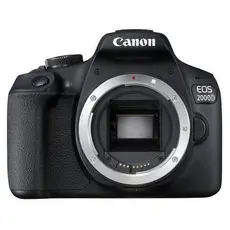 Canon EOS 2000D BK BODY EU26 SLR Camera Body 24.1 MP, CMOS, 6000 x 4000 pixels, Black