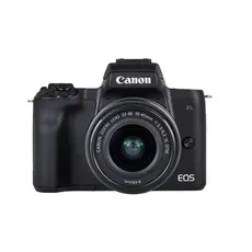 Canon EOS M50 + EF-M 15-45mm f/3.5-6.3 IS, STM + EF-M 55-200mm f/4.5-6.3 IS STM, SLR Camera Kit 24.1 MP, CMOS, 6000 x 4000 pixels, Black