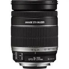 Canon EF-S 18-200mm f/3.5-5.6 IS, Black