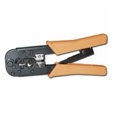 Dual Modular RJ45/11 Ratchet Crimping Tool