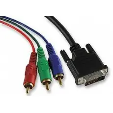 DVI To 3RCA Component Cable M/M 1.8M