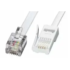 RJ11 British - American Phone Cable 2M