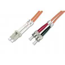 LC to ST Multimode Fiber Optic cable 10M