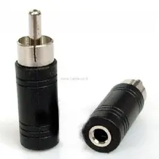 3.5 Female To RCA Male Adapter