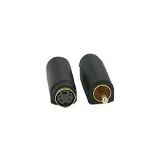 RCA Male To SVHS Female Gold Adapter