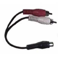 RCA Female To 2RCA Male Cable