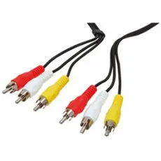 3RCA Audio/Video Combination Cable M/M 2M