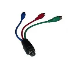 Svideo 7Pin Male To RGB Female Adapter 20cm