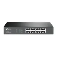 TP-LINK TL-SG1016D - Network Switch, Managed, L2, Gigabit Ethernet (10/100/1000), Black