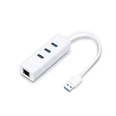 TP-LINK UE330 - Interface Hub, USB 3.2 Gen 1 (3.1 Gen 1), Type-A, 1000Mbit/s, White
