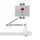 Nedis TDMT111WT - Tablet and Smartphone Mount, Foldable Arm, 4 - 12", Full Motion Nedis TDMT111WT - Tablet and Smartphone Mount, Foldable Arm, 4 - 12", Full Motion