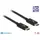 Delock D84845 - Thunderbolt™ 3 (20 Gb/s) USB-C™ Cable Male > Male Passive, 1.0m, 5A, Black Delock D84845 - Thunderbolt™ 3 (20 Gb/s) USB-C™ Cable Male > Male Passive, 1.0m, 5A, Black