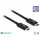 Delock D84847 - Thunderbolt™ 3 (20 Gb/s), USB-C™ Cable Male > Male Passive, 2m, 3A, Black Delock D84847 - Thunderbolt™ 3 (20 Gb/s), USB-C™ Cable Male > Male Passive, 2m, 3A, Black