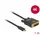 Delock D85320 - Cable, USB Type-C™, Male > DVI 24+1 Male (DP Alt Mode) 4K, 30Hz, 1m, Black Delock D85320 - Cable, USB Type-C™, Male > DVI 24+1 Male (DP Alt Mode) 4K, 30Hz, 1m, Black