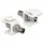 Delock 86348 - Keystone Module, ST Simplex female > ST Simplex female, White Delock 86348 - Keystone Module, ST Simplex female > ST Simplex female, White