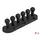 Delock 18332 - Cable Holder with 5 Feed-Throughs, Self-Adhesive/Screwable, 6 pieces, Black Delock 18332 - Cable Holder with 5 Feed-Throughs, Self-Adhesive/Screwable, 6 pieces, Black