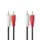 Nedis 550475 - Stereo Audio Cable 2x RCA Male, Nickel Plated, 10m, Red/White Nedis 550475 - Stereo Audio Cable 2x RCA Male, Nickel Plated, 10m, Red/White