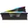 Corsair Vengeance RGB CMH64GX5M2B6600C32 - 32GB (2x16GB) Memory Module, DDR5, 6600MHz, CL32, Memory layout (modules x size): 2 x 16 GB, CAS latency: 32, Internal memory: 32 GB, Memory clock speed: 6000 MHz, Product colour: Black