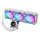 ASUS 90RC00T2-M0UAY0 ROG Strix LC III all-in-one CPU liquid cooler - 120 mm fans (three), ARGB / AURA Sync, White, 1YR, צבע המוצר: White