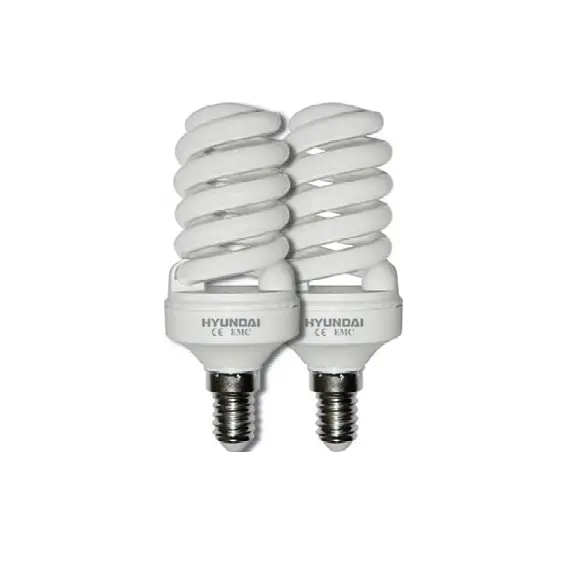 נורה אקו T2 ספירל אור יום E14 15W X2