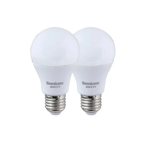 זוג נורות 10W A60 SAFETY אור יום