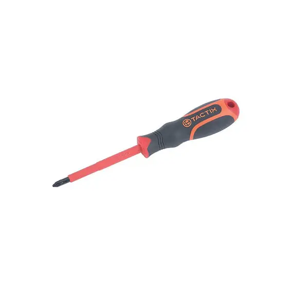 Tactix 205513 - Screwdriver, Insulated, Philips, #1x80mm