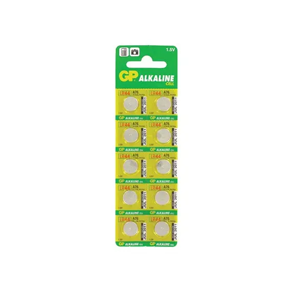 10 סוללות אלקליין 110mA 1.5V A76