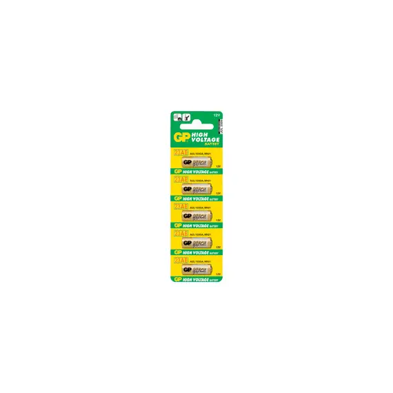 5 סוללות אולטרה אלקליין 12V 23A
