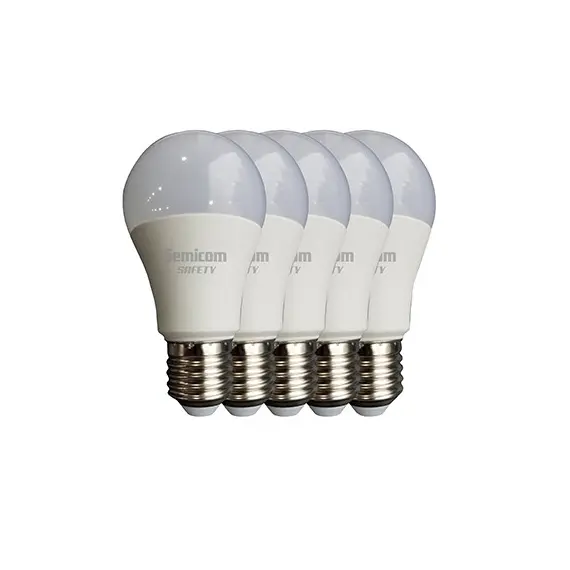 חמש נורות 10W A60 SAFETY אור יום