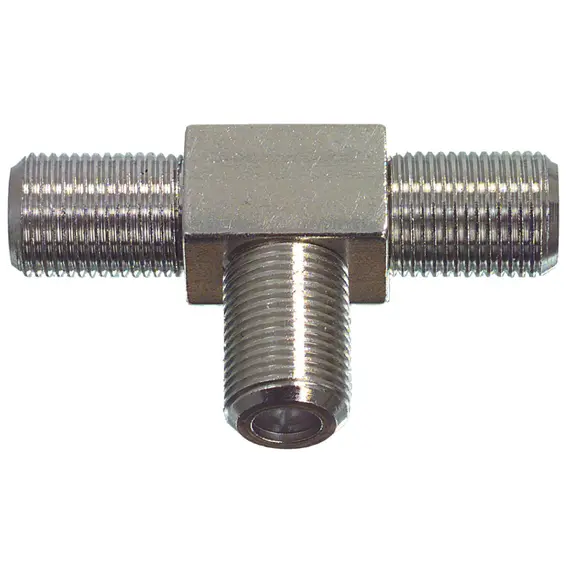 Valueline FC-030 - Antenna Adapter F Female - 2x F Female, Silver