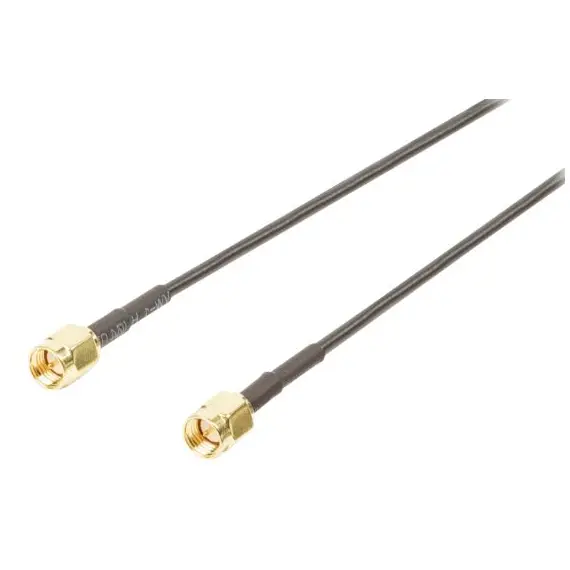 Valueline 685105 - Antenna Cable, SMA Male - SMA Male, 3m, Black