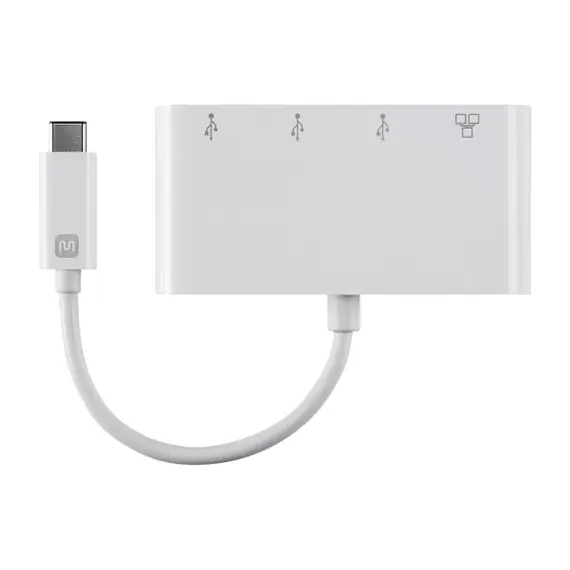 USB-C to  USB 3.0 X3 + LAN