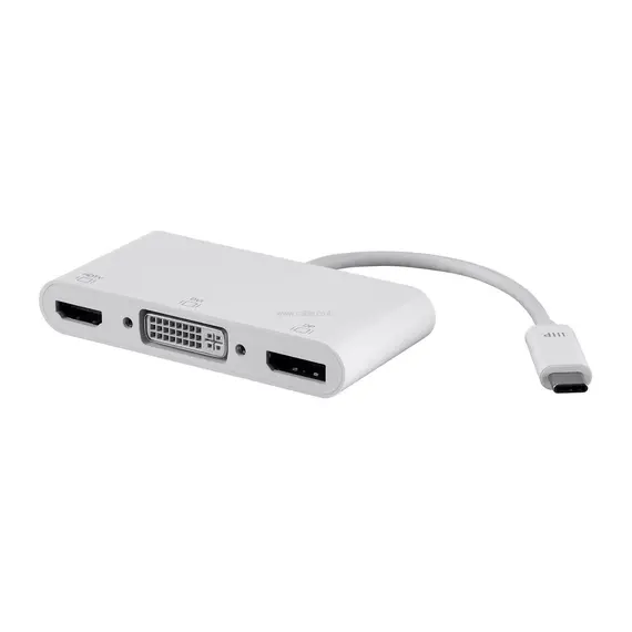 ממיר USB-C ל- HDMI+DVI+DP