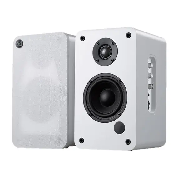 F&D R30BT - 2.0 Bluetooth Speakers, White, Wood