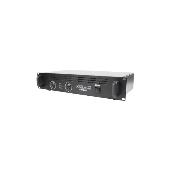 König PA-AMP6000-KN - Audio Amplifier, Performance/Stage, Black
