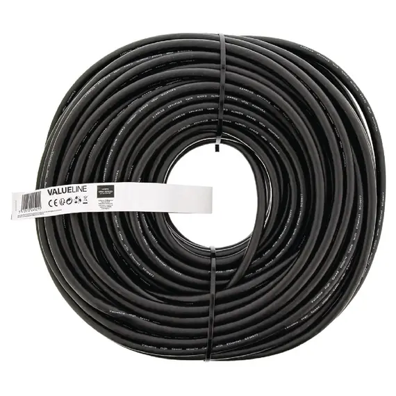 Valueline VGVT34020B400 - High Speed HDMI Cable with Ethernet HDMI Connector - HDMI Connector 40m, Black