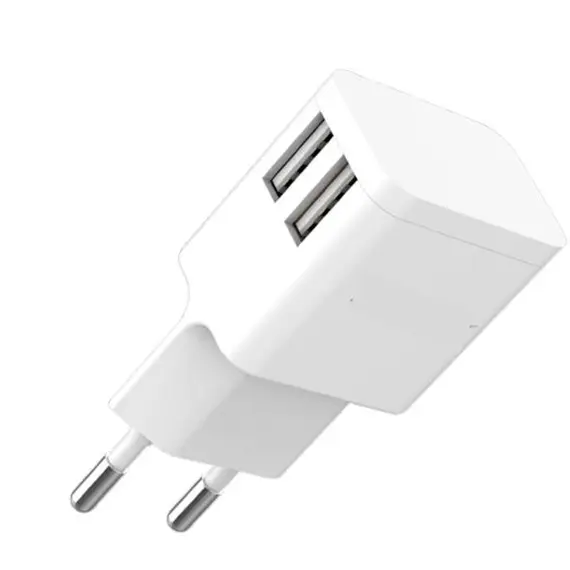 USB 2.4A Wall Charger With 2 Ports