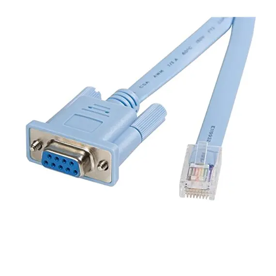כבל קונסול לסיסקו DB9 נקבה ל-RJ45 אורך 1 מטר דגם MX-C-RS232