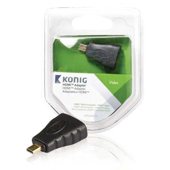 Konig KNV34907E - HDMI F To Micro M Adapter