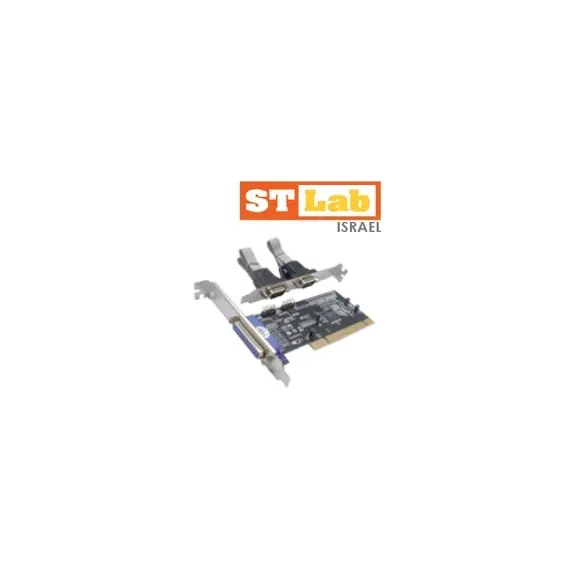 כרטיס pci משולב 2 יציאות serial + יציאה lpt דגם I-420
