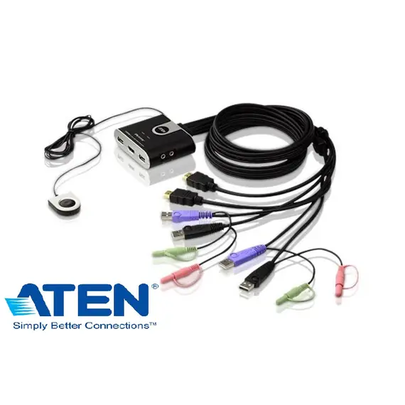 ATEN CS692 - 2-Port USB HDMI Audio/Video KVM Switch