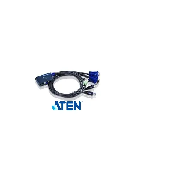 ATEN CS62US - 2-Port USB VGA/Audio Cable KVM Switch (0.9m) 