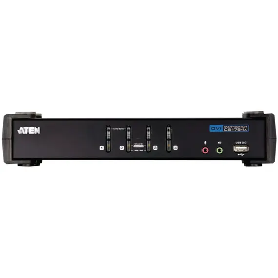 KVM Switch CS1764A - 4Port DVI KVM Switch, Black