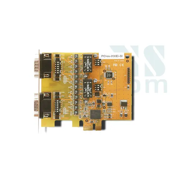 VScom 200Ei-SI - PCIex Card, 2x RS232, RS422/485, Optical Isolation, Surge Protection